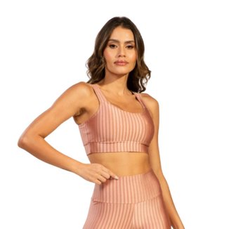 Top Fitness Feminino Vekyo New Zig 3D – Alta Compressão para Academia e Treino