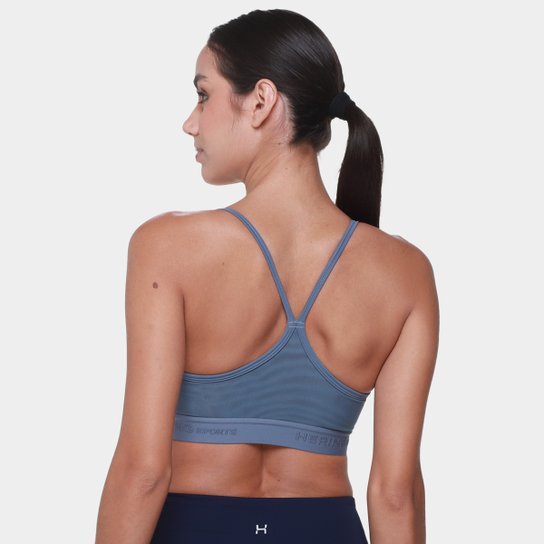 Top Hering Costas Cruzadas Alças Finas