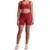 Top Lupo Seamless Basic Canelado Feminino - Vermelho