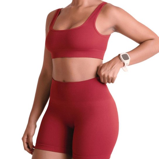 Top Lupo Seamless Basic Canelado Feminino
