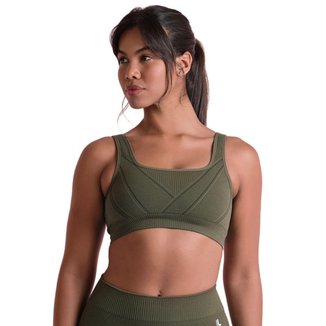 Top Lupo Sports Max II Sem Costura Alta Sustentação Fitness Cor:;Tamanho:GG;Gênero:Feminino