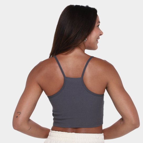 Top New Balance Canelado Small Logo Feminino