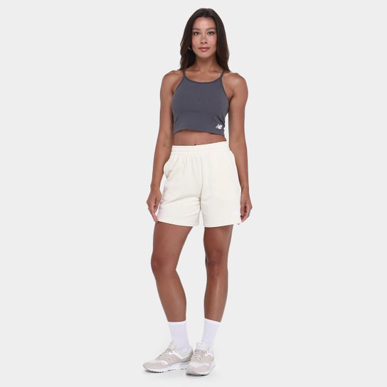 Top New Balance Canelado Small Logo Feminino
