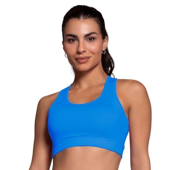 Top Selene Com Bojo Feminino - Azul M