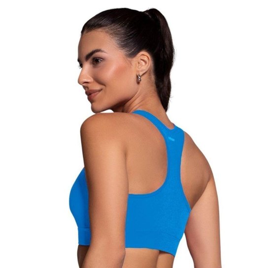 Top Selene Com Bojo Feminino - Azul M