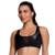 Top Selene Com Recortes Tule Cirre e Bojo Feminino - Preto G - Preto