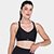Top Under Armour Infinity Low 2.0 Média Sustentação - Preto+Branco