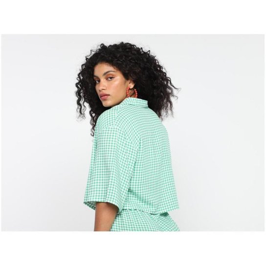 Top Vista   Amarração Frontal Xadrez