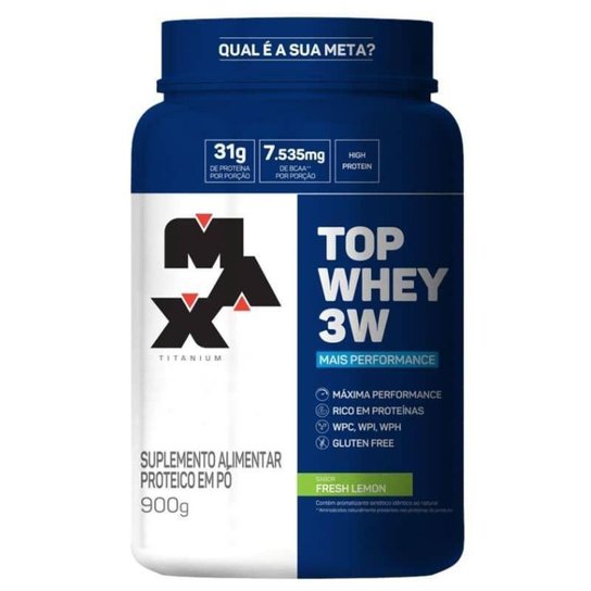Top Whey 3W Mais Performance (900g) Max Titanium