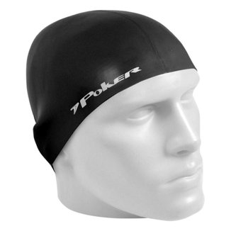 Touca Natação 100% Silicone Unisex Poker Power Adulto