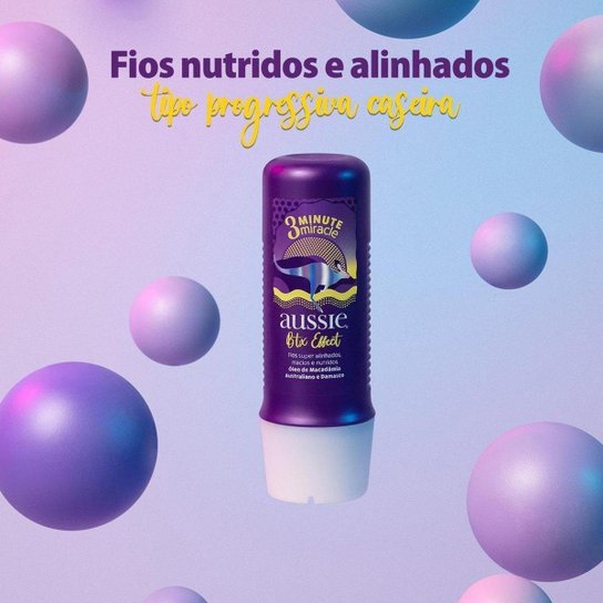 Tratamento Aussie Botox Effect 3 Minute Miracle Óleo de Macadâmia Australiano e Damasco 360ml