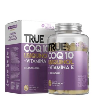 True Coq10 Ubiquinol Lipossomal - 60 Cápsulas - True Source