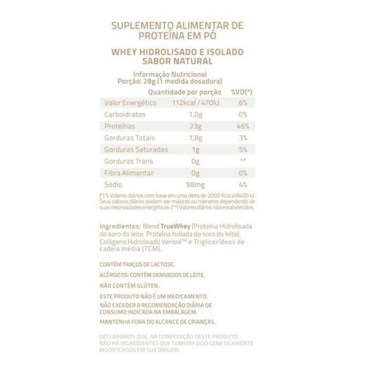 True Whey 728g - Natural - True Source