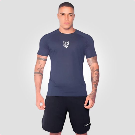 Tshirt Dry Perfomance Black Alpha Co