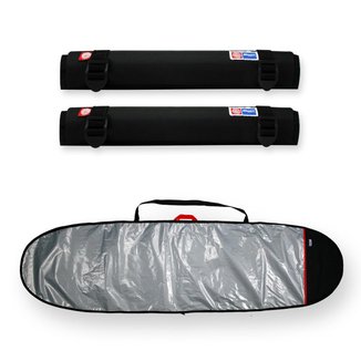 Tubo Espuma Rack 40cm + Capa Prancha Long Refletiva 9'5-9'8 - Maori Extreme