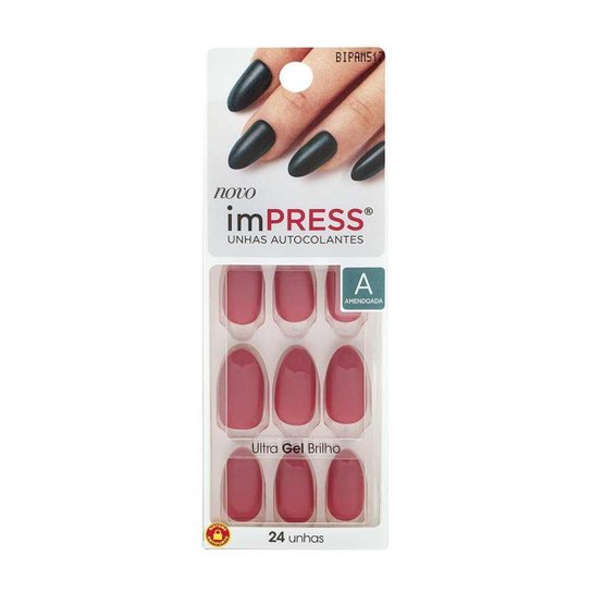 Unhas Autocolantes ImPRESS Ultra Gel Brilho Quartz
