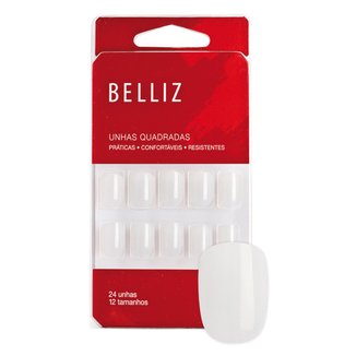 Unhas Postiças Belliz - Quadradas 1 Un