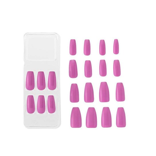 Unhas Postiças Kiss New York Joy Collection Real Pink 1 Un