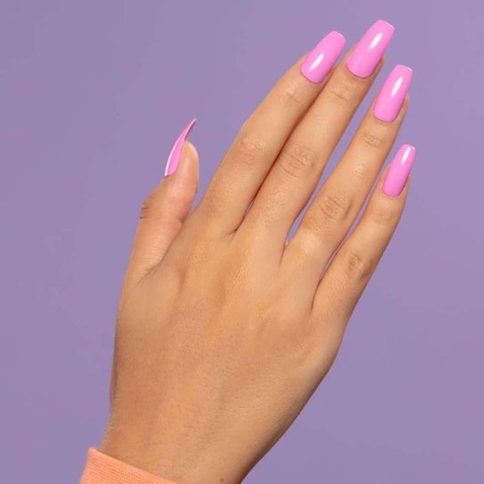 Unhas Postiças Kiss New York Joy Collection Real Pink 1 Un