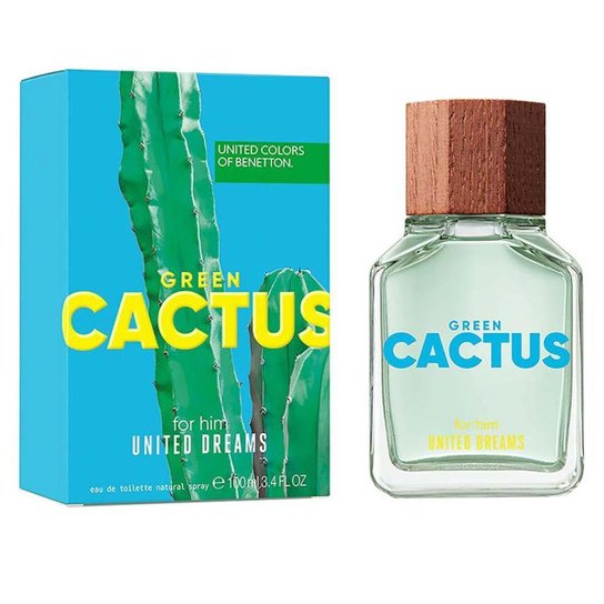 United Dreams Cactus For Him Benetton - Perfume Masculino Eau De Toilette 100ml