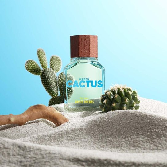 United Dreams Cactus For Him Benetton - Perfume Masculino Eau De Toilette 100ml