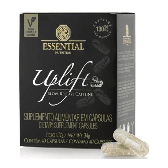 Uplift Energia Foco 40 Cápsulas Essential Nutrition
