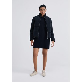Vestido Básico Curto Hering Com Bolso Feminino
