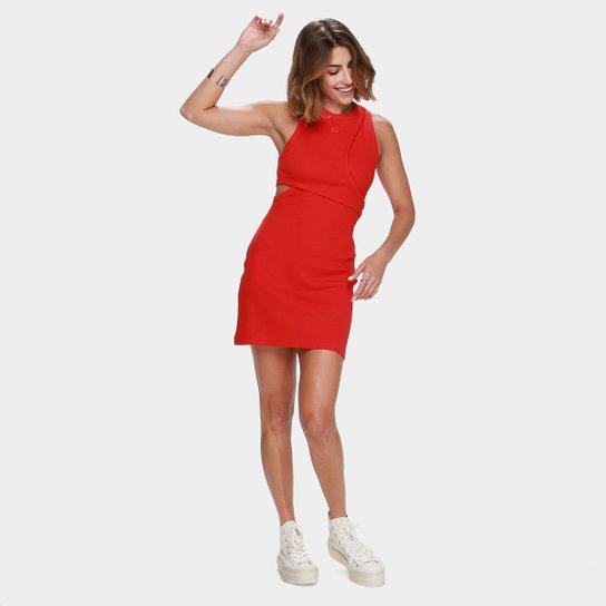 Vestido Canelado Colcci Casual Feminino
