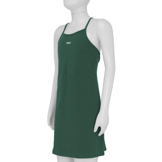 Vestido Fila Letter Light Junior Verde