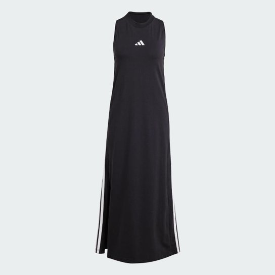 Vestido longo Racerback Essentials Três Listras Adidas Feminino