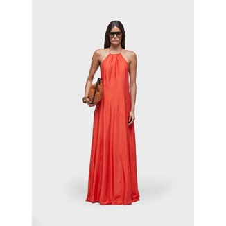 Vestido nadador amplo longo OSKLEN