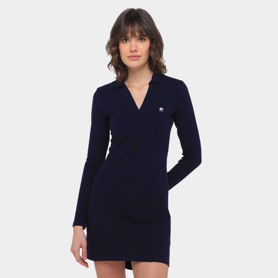 Vestido Polo Fila Fit Letter Feminino