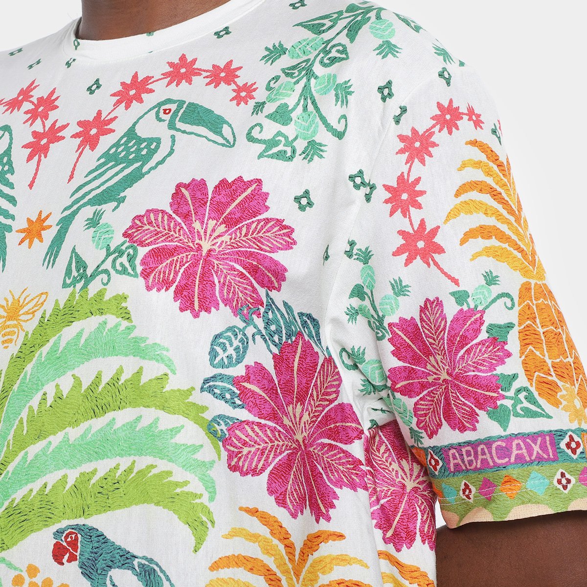 Vestido T-Shirt Farm Oásis De Verão Feminino Allianz Parque Shop