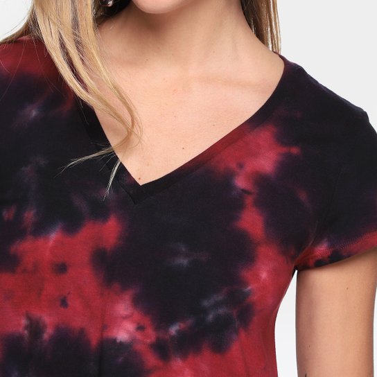 Vestido Volcom Curto Easy Bade Tie Dye