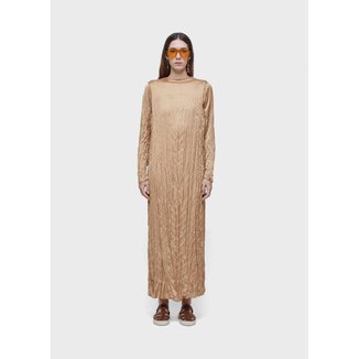 Vestido wrinkled satin OSKLEN