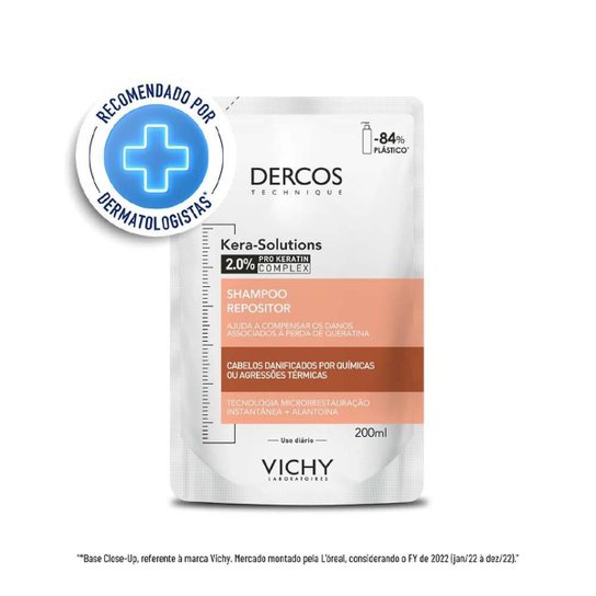 Vichy Dercos Kera-Solutions Shampoo Repositor Refil - 200ml 200ml