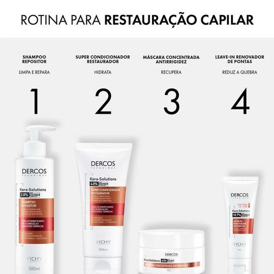 Vichy Dercos Kera-Solutions Shampoo Repositor Refil - 200ml 200ml