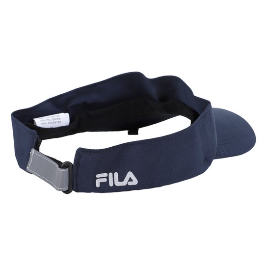 Viseira Fila Aba Curva Strapback Running