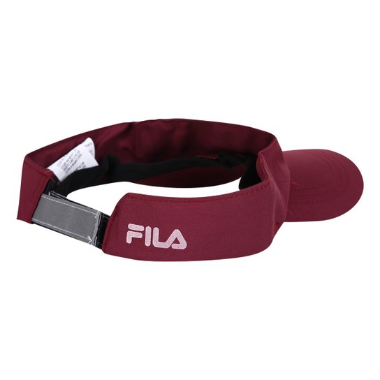 Viseira Fila Aba Curva Strapback Running