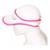 Viseira Hammerhead Running - Branco+Pink