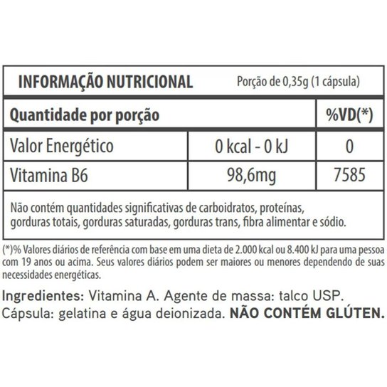 Vitamina B6 Apisnutri 60 cápsulas