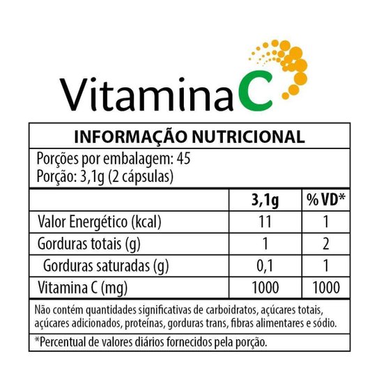 Vitamina C 90 Cápsulas La San Day