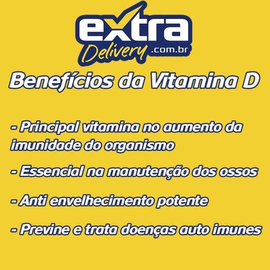 Vitamina D3 10.000UI + Vitamina K2 100mcg com 120 cápsulas