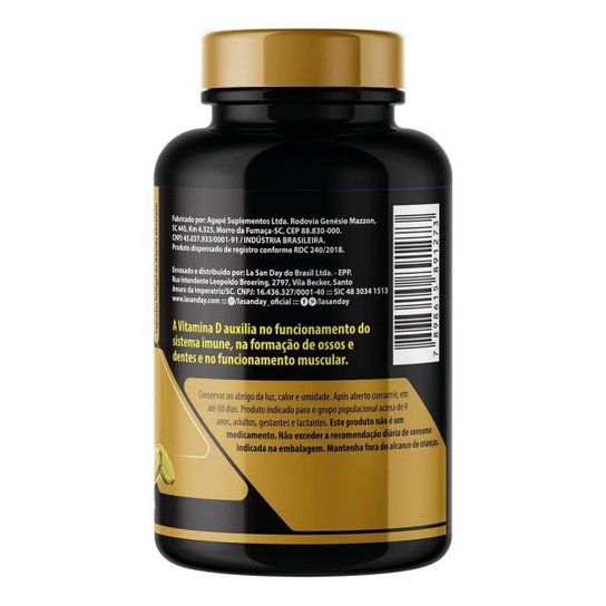 Vitamina D3 - 2.000ui - 60 Cápsulas - Natusday Premium