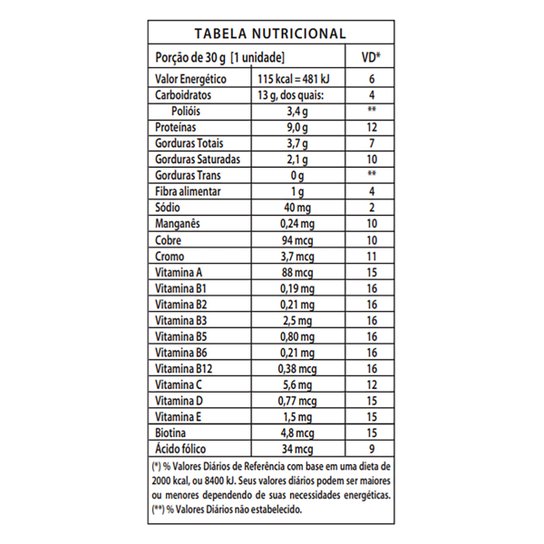 VO2 Protein Bar c/ 12 barras - IntegralMédica