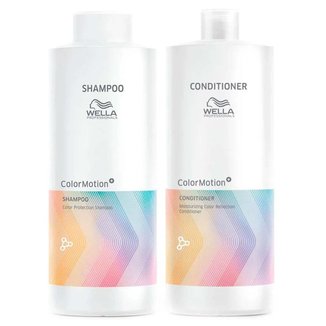 Wella Color Motion Profissional Kit – Shampoo 1L + Condicionador 1L Kit
