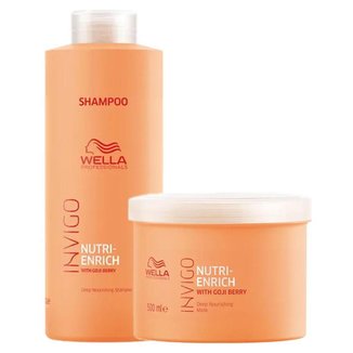 Wella Professionals Invigo Nutri-Enrich Kit - Shampoo + Máscara Kit