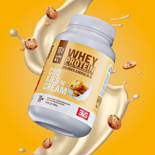 Whey 100% Concentrada 900g 3VS Nutrition