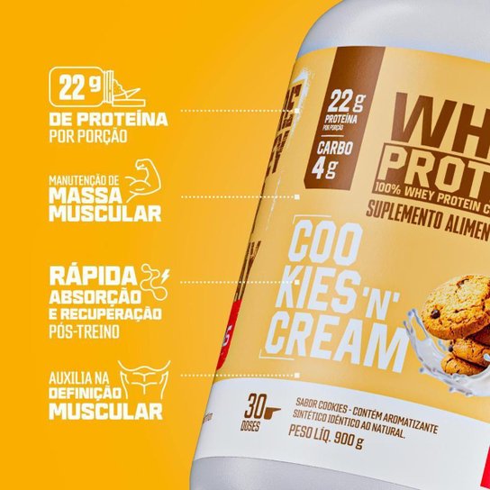 Whey 100% Concentrada 900g 3VS Nutrition