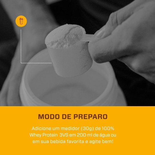 Whey 100% Concentrada 900g 3VS Nutrition
